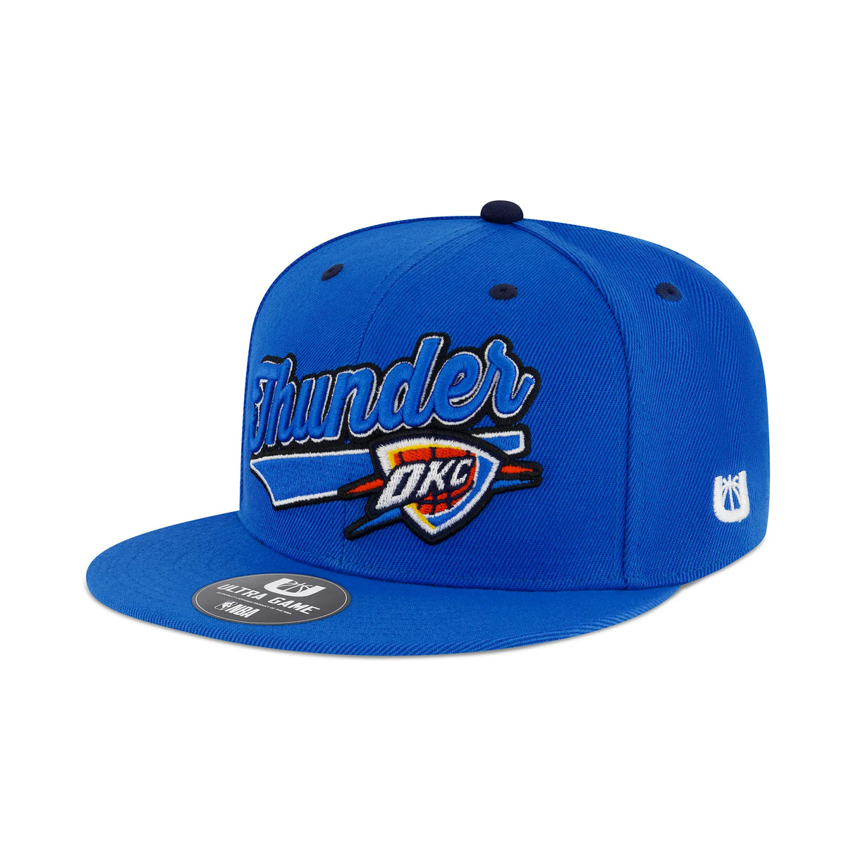 Ultra Game Men’s NBA Official Snap Back 3D Embroidered Team Logo Baseball Cap Hat | Oklahoma City Thunder