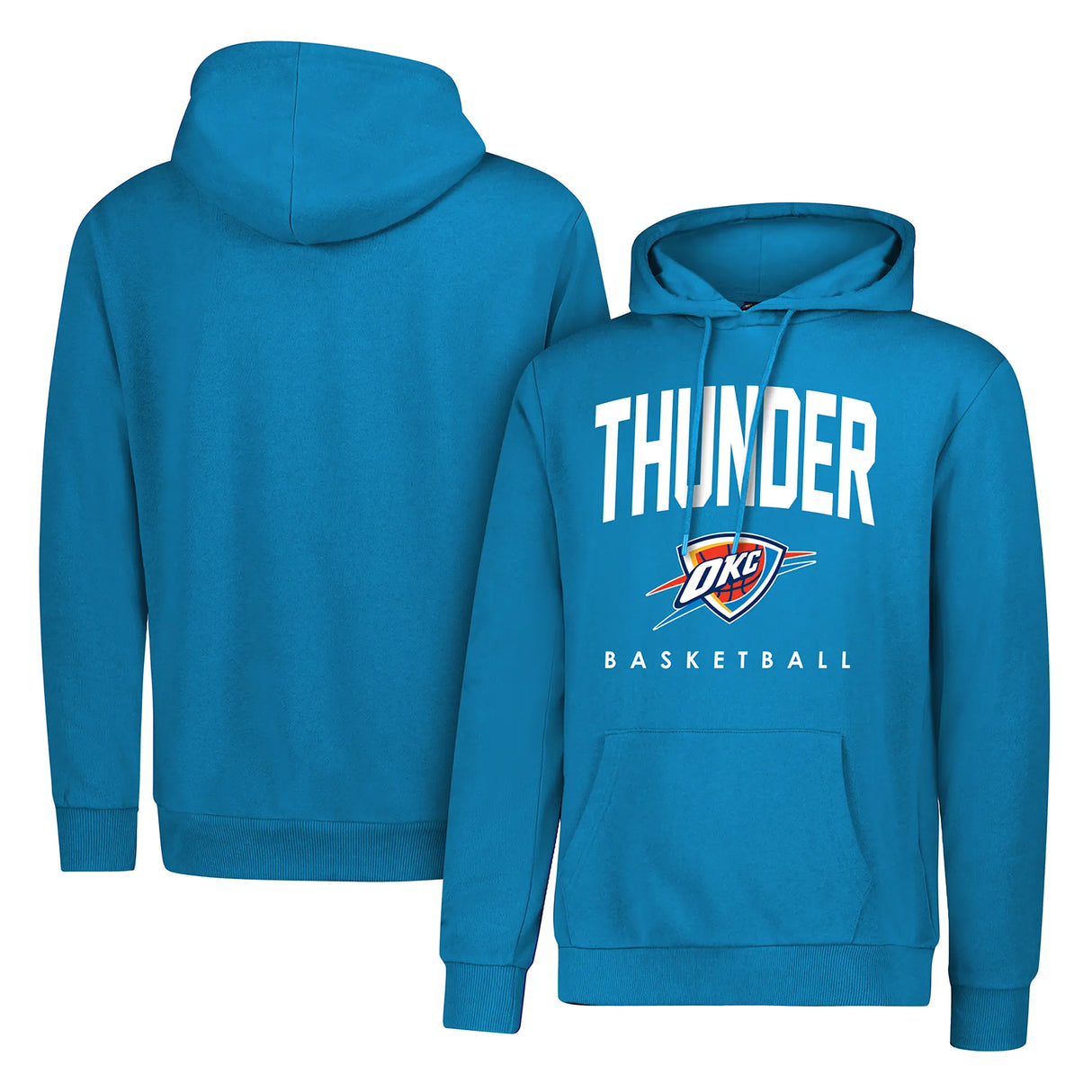 Ultra Game Men's NBA Official Super Soft Teamster Hoodie Sweatshirt | Oklahoma City Thunder