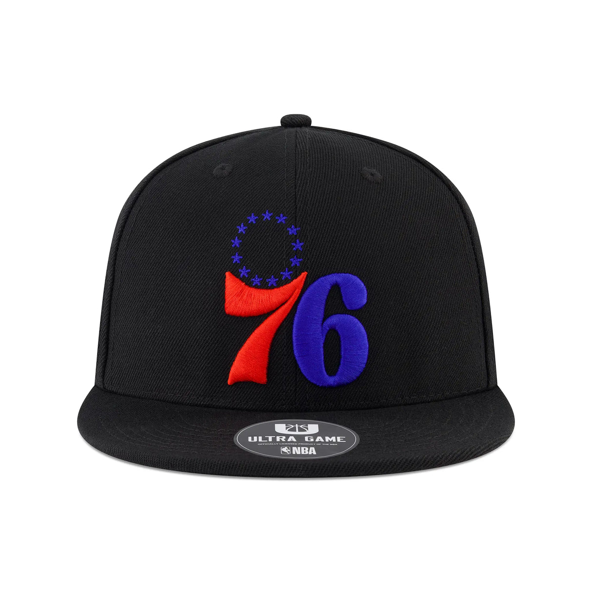Ultra Game Men’s NBA Official Twill Snap Back Ultimate Baseball Cap Hat | Philadelphia 76ers