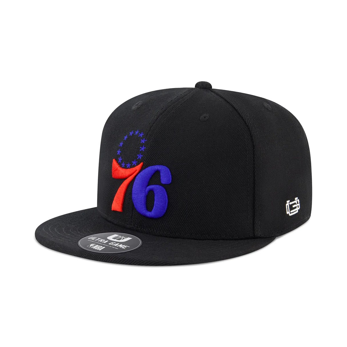 Ultra Game Men’s NBA Official Twill Snap Back Ultimate Baseball Cap Hat | Philadelphia 76ers