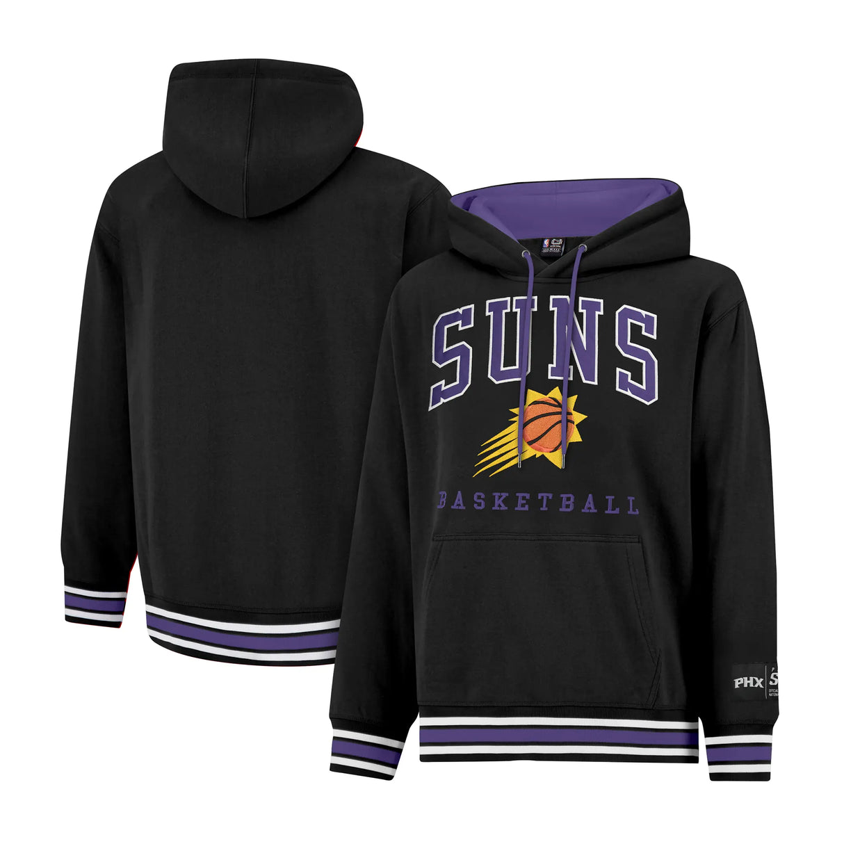 Ultra Game Mens NBA Official Premium Quality MVP Hoodie Sweatshirt | Phoenix Suns