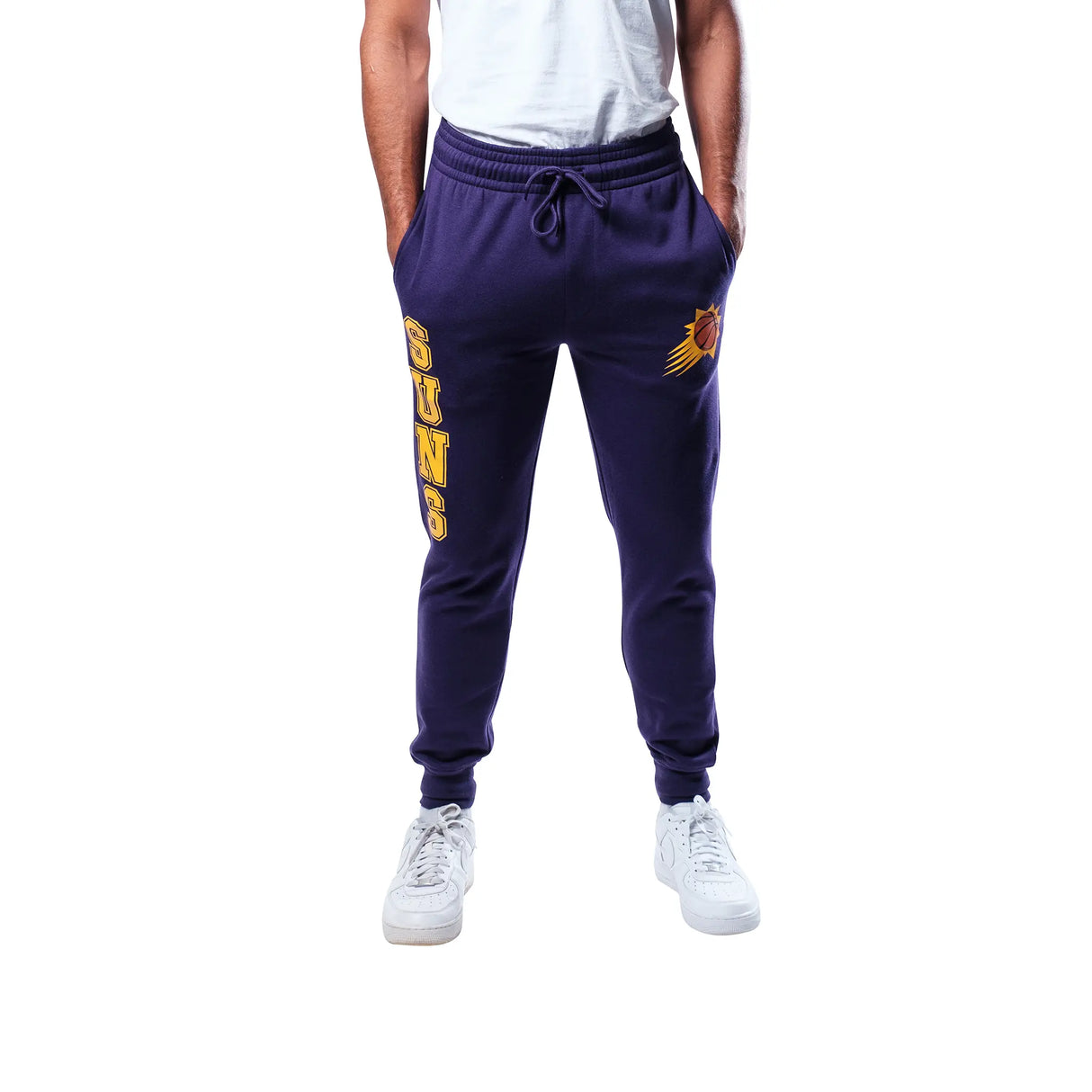 Ultra Game Men's NBA Official Super Soft Team Jogger Sweatpants | Phoenix Suns