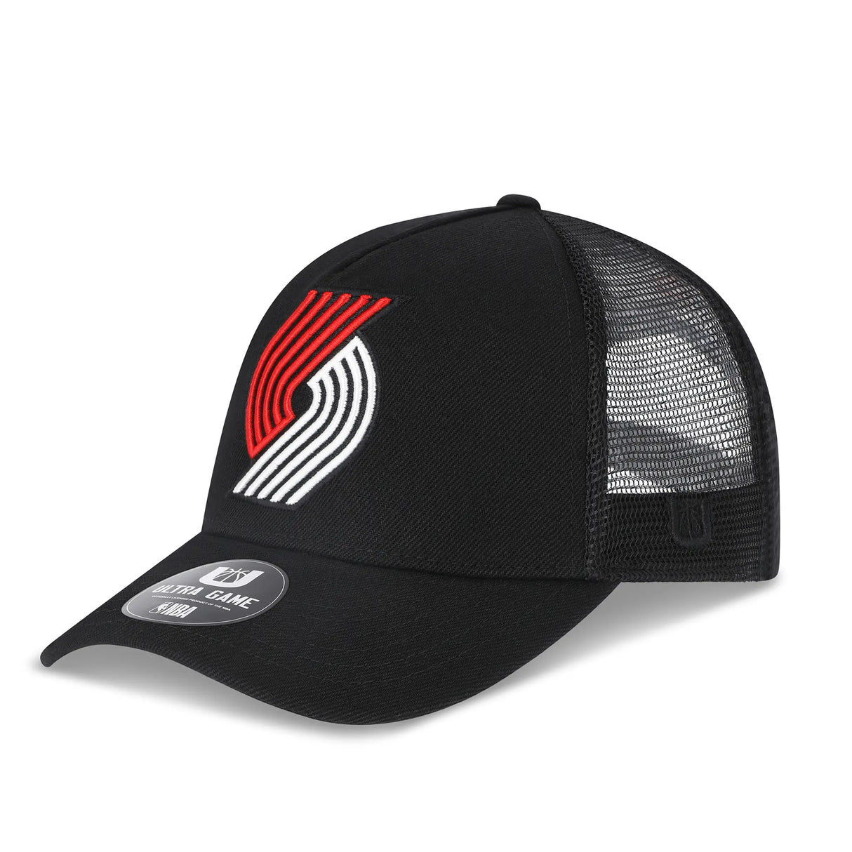 Ultra Game Men’s NBA Official Snap Back All Around The World Trucker Baseball Cap Hat | Portland Trail Blazers