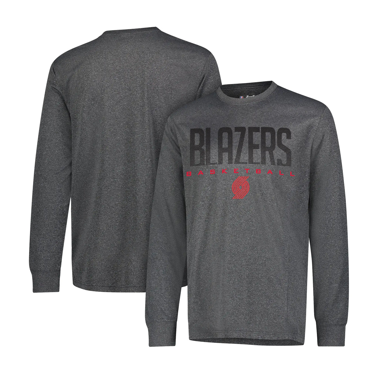 Ultra Game Men's NBA Official Super Soft Game Day Long Sleeve T-Shirt | Portland Trail Blazers