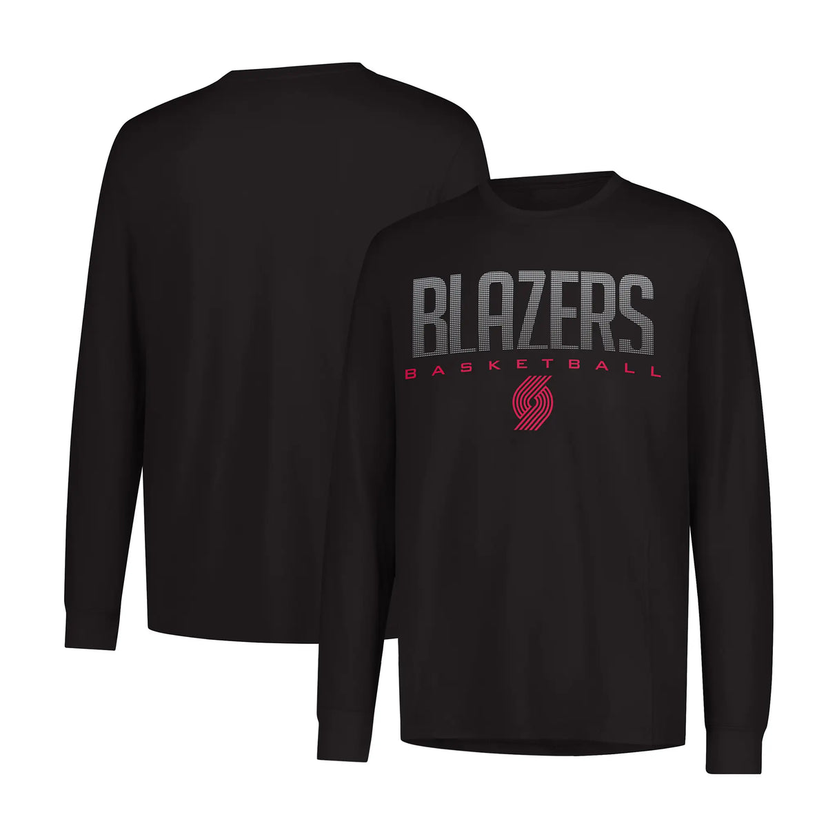 Ultra Game Men's NBA Official Super Soft Game Day Long Sleeve T-Shirt | Portland Trail Blazers