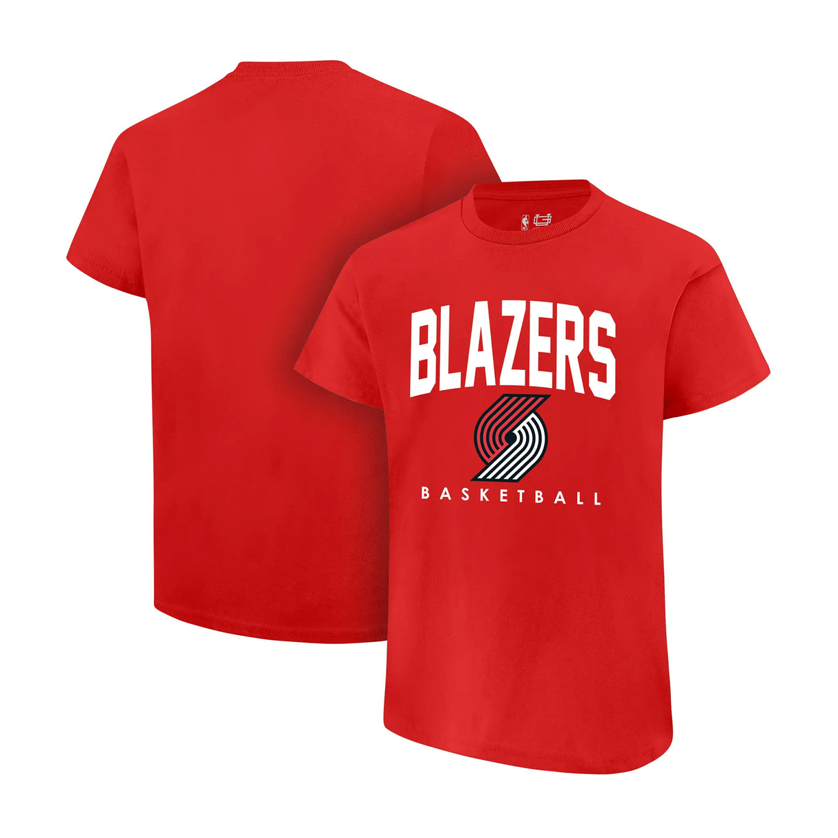 Ultra Game Men's NBA Official Super Soft Teamster Short Sleeve T-Shirt | Portland Trail Blazers