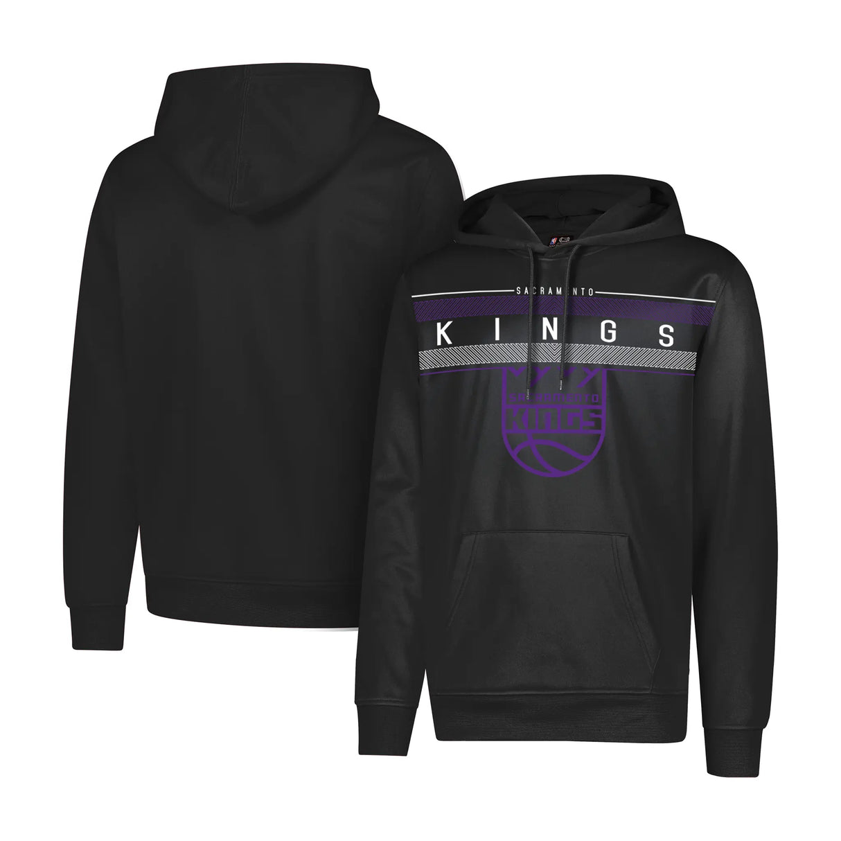 Ultra Game Men's NBA Official Super Soft Midtown Hoodie Sweatshirt | Sacramento Kings