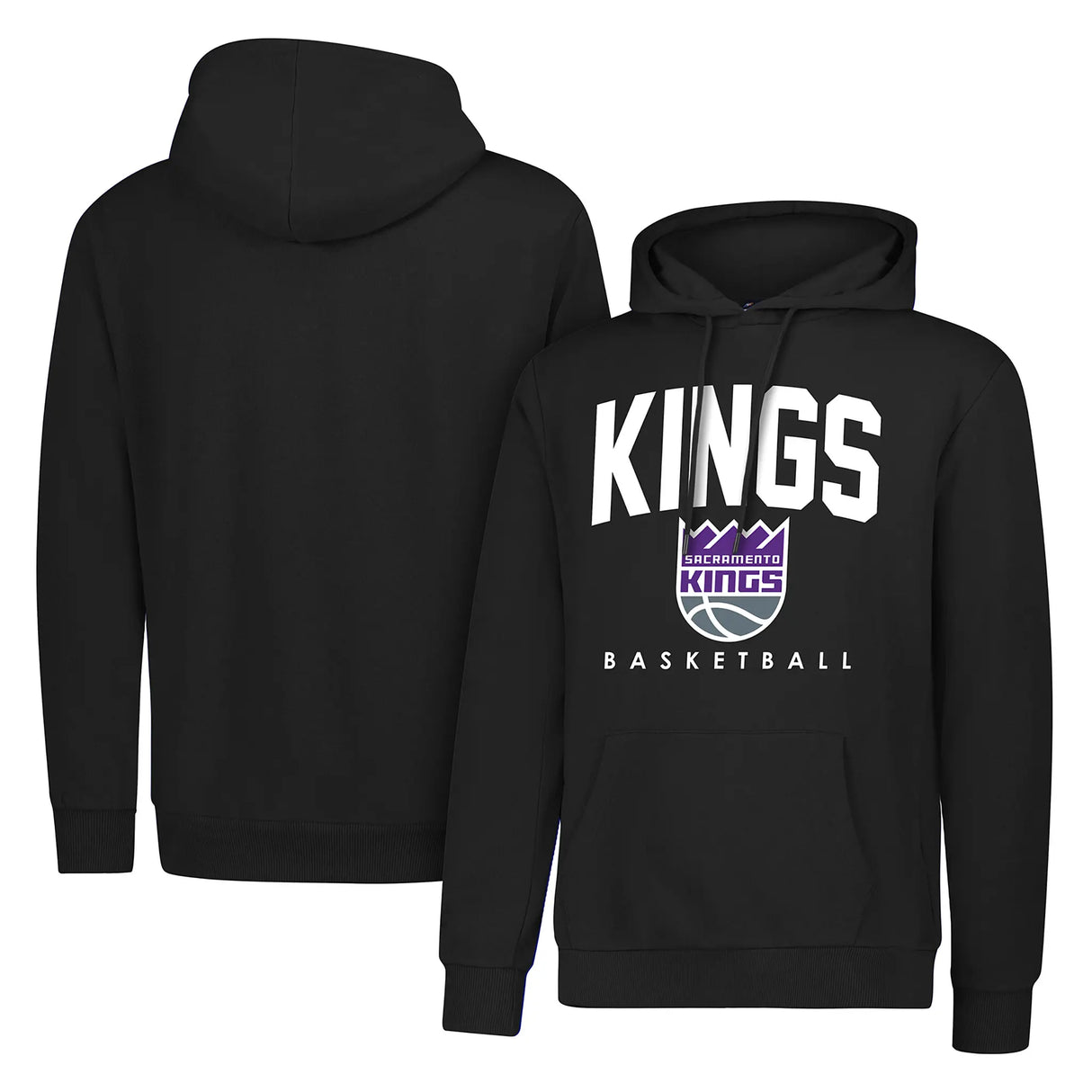 Ultra Game Men's NBA Official Super Soft Teamster Hoodie Sweatshirt | Sacramento Kings