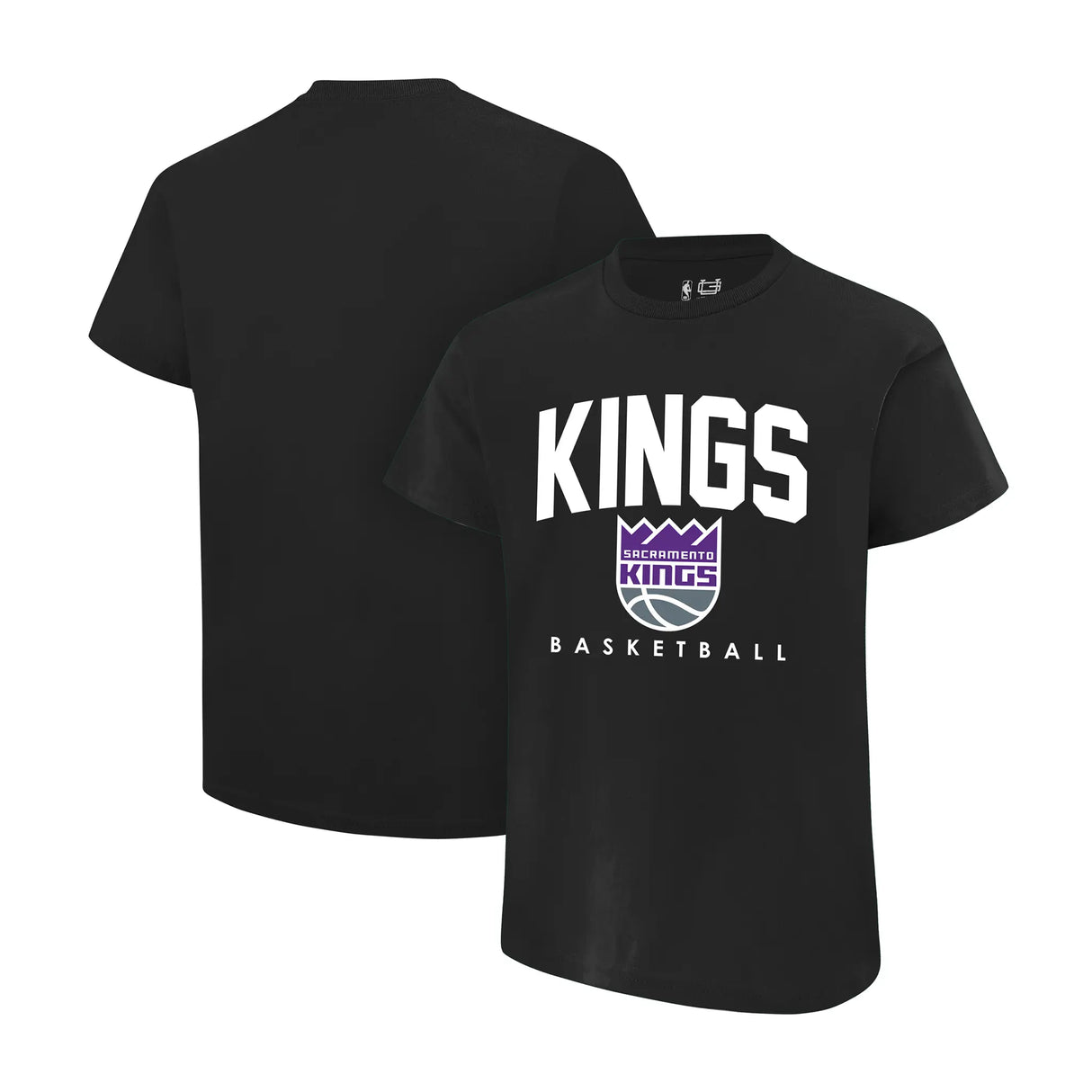 Ultra Game Men's NBA Official Super Soft Teamster Short Sleeve T-Shirt | Sacramento Kings