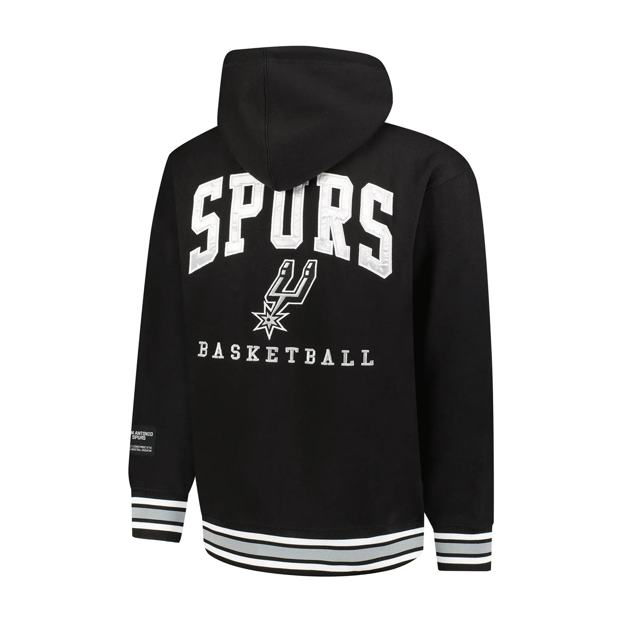 Ultra Game Men's NBA Official MVP Premium Quality Full Zip Hoodie Jacket | San Antonio Spurs