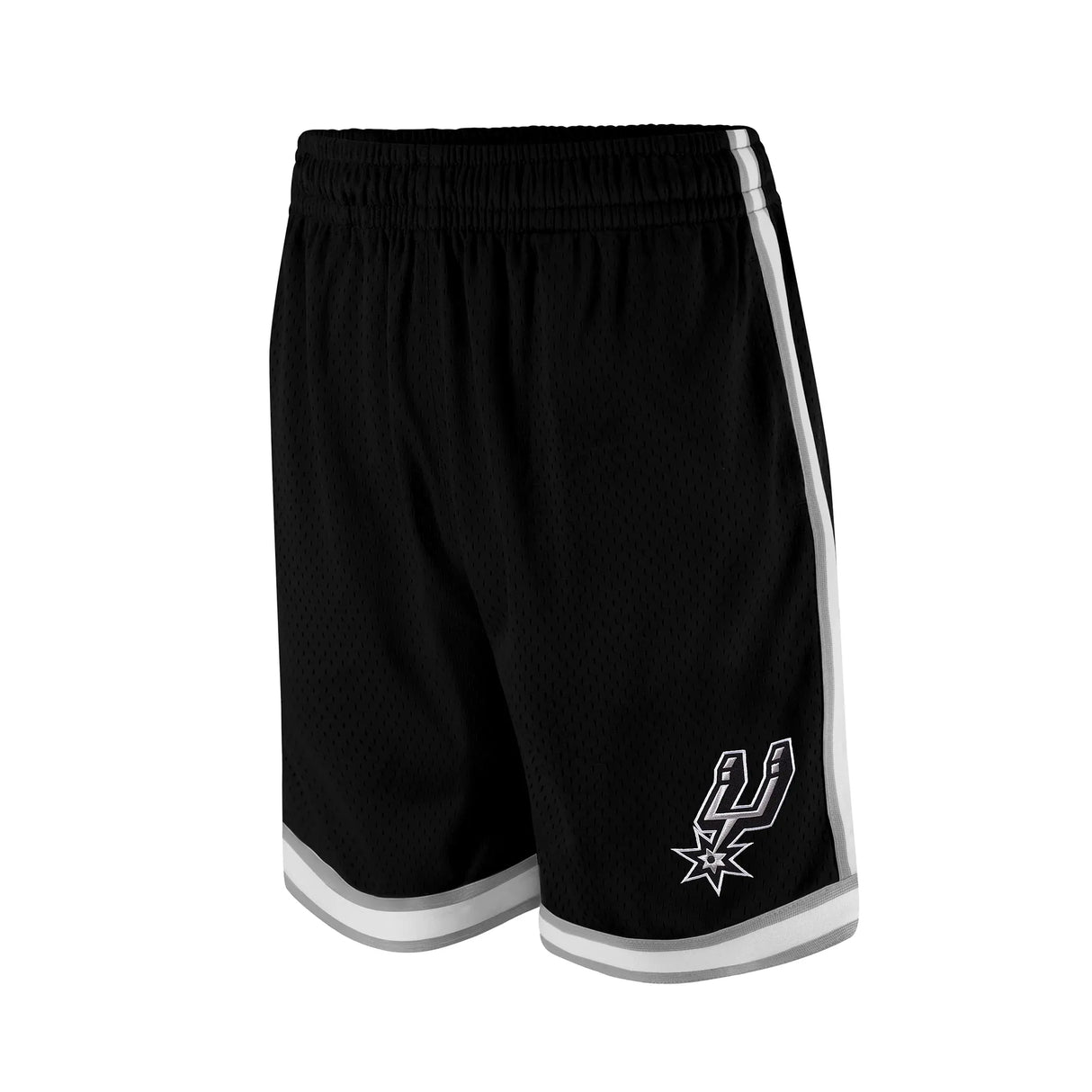 Ultra Game Men's NBA Official Supremely Soft Air Mesh Basketball Shorts - Classic Fit | San Antonio Spurs
