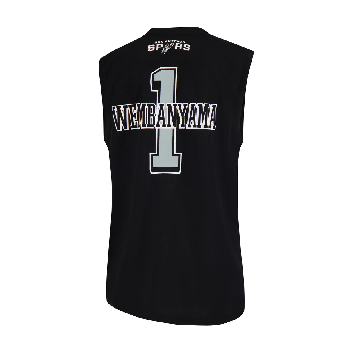Ultra Game Men's NBA Official Sleeveless Players Mesh Tank Top Muscle T-Shirt | San Antonio Spurs - Victor Wembanyama