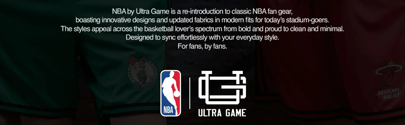 ultra game mens nba official team color super soft air mesh game day basketball shorts classic fit banner 3