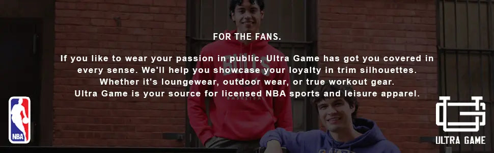ultra game mens nba official team color super soft teamster hoodie sweatshirt banner 3