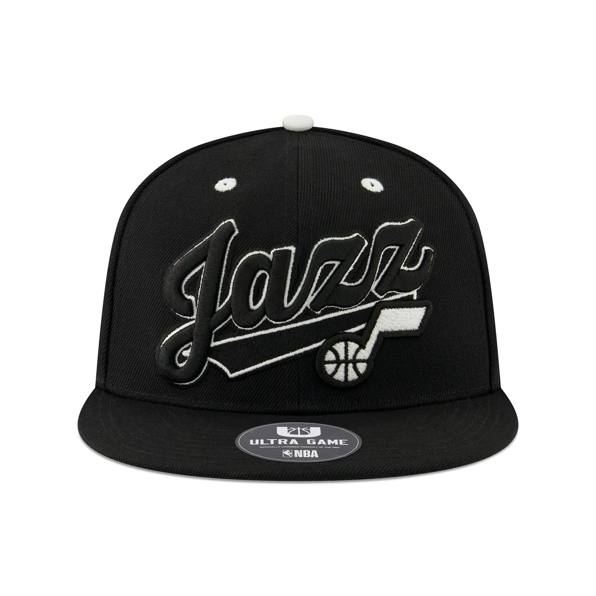 Ultra Game Men’s NBA Official Snap Back 3D Embroidered Team Logo Baseball Cap Hat | Utah Jazz