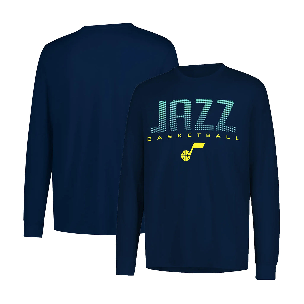 Ultra Game Men's NBA Official Super Soft Game Day Long Sleeve T-Shirt | Utah Jazz