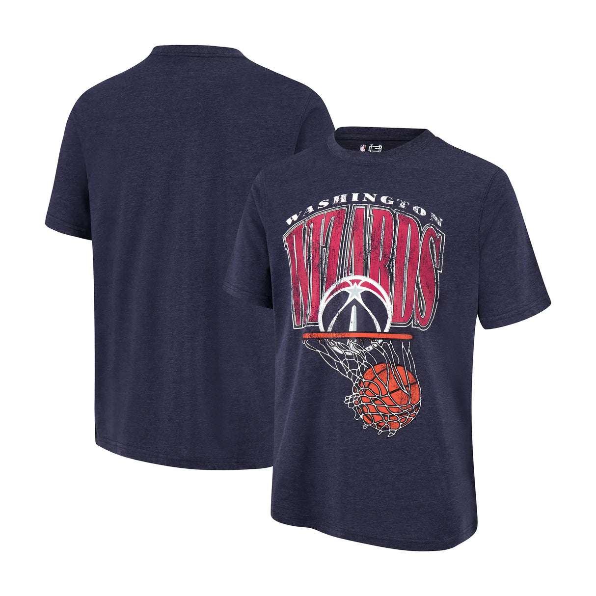 Ultra Game Men's NBA Official Hoops Short Sleeve T-Shirt | Washington Wizards