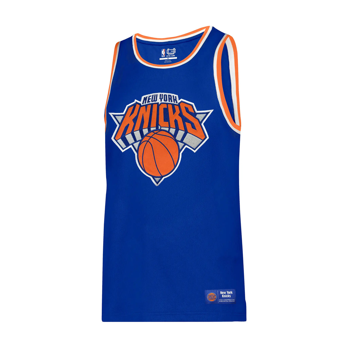Ultra Game Men's NBA Official Super Soft Jersey Tank Top Muscle T-Shirt | New York Knicks