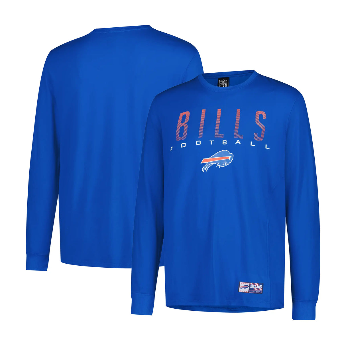 Ultra Game Men's NFL Official Game Day Long Sleeve T-Shirt