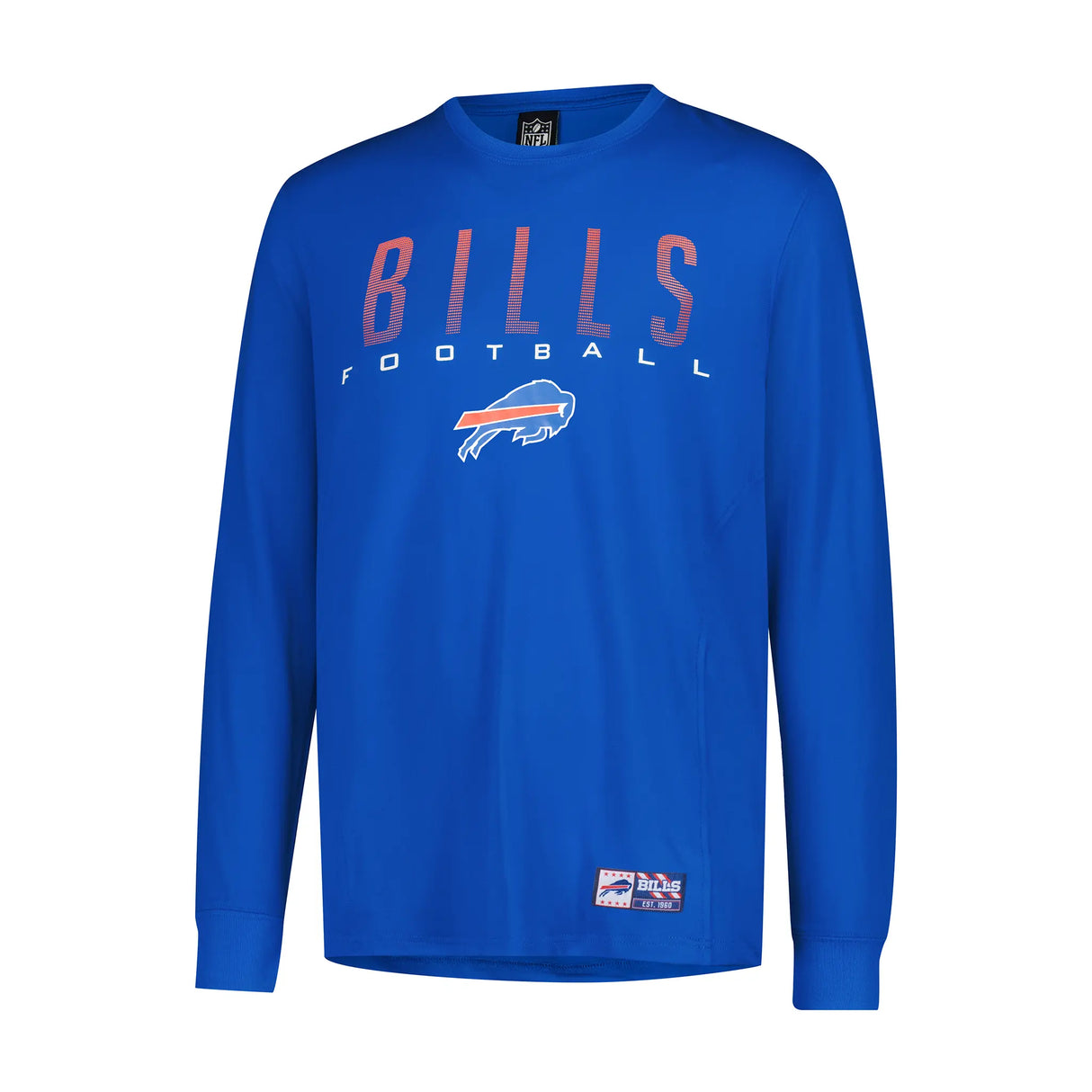 Ultra Game Men's NFL Official Game Day Long Sleeve T-Shirt | Buffalo Bills