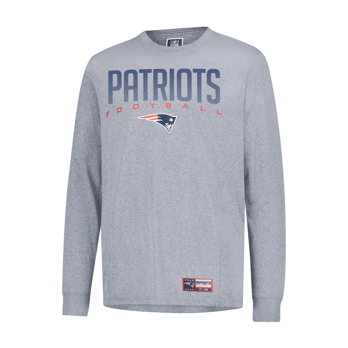 Ultra Game Men's NFL Official Game Day Long Sleeve T-Shirt | New England Patriots