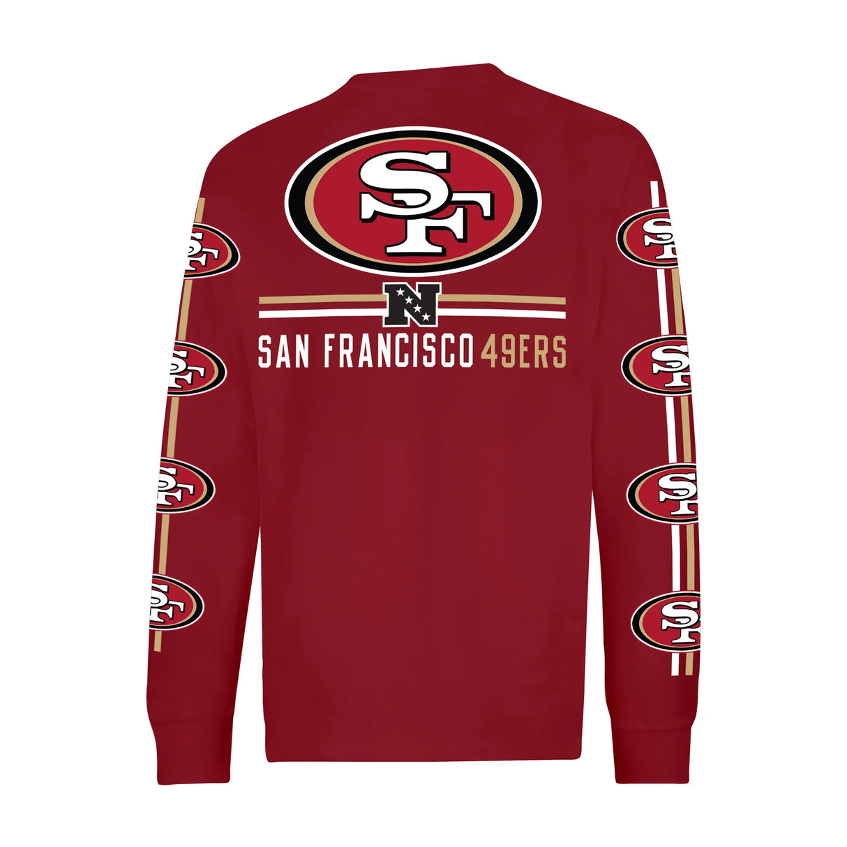 Ultra Game Men's NFL Official Super Soft Supreme Long Sleeve T-Shirt | San Francisco 49ers