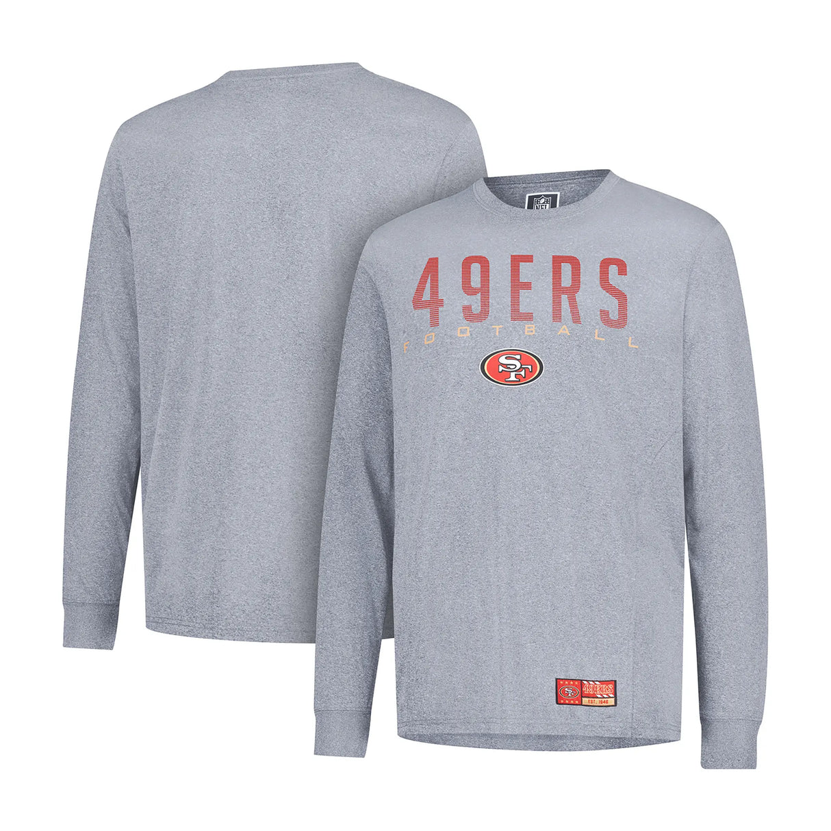 Ultra Game Men's NFL Official Game Day Long Sleeve T-Shirt | San Francisco 49ers