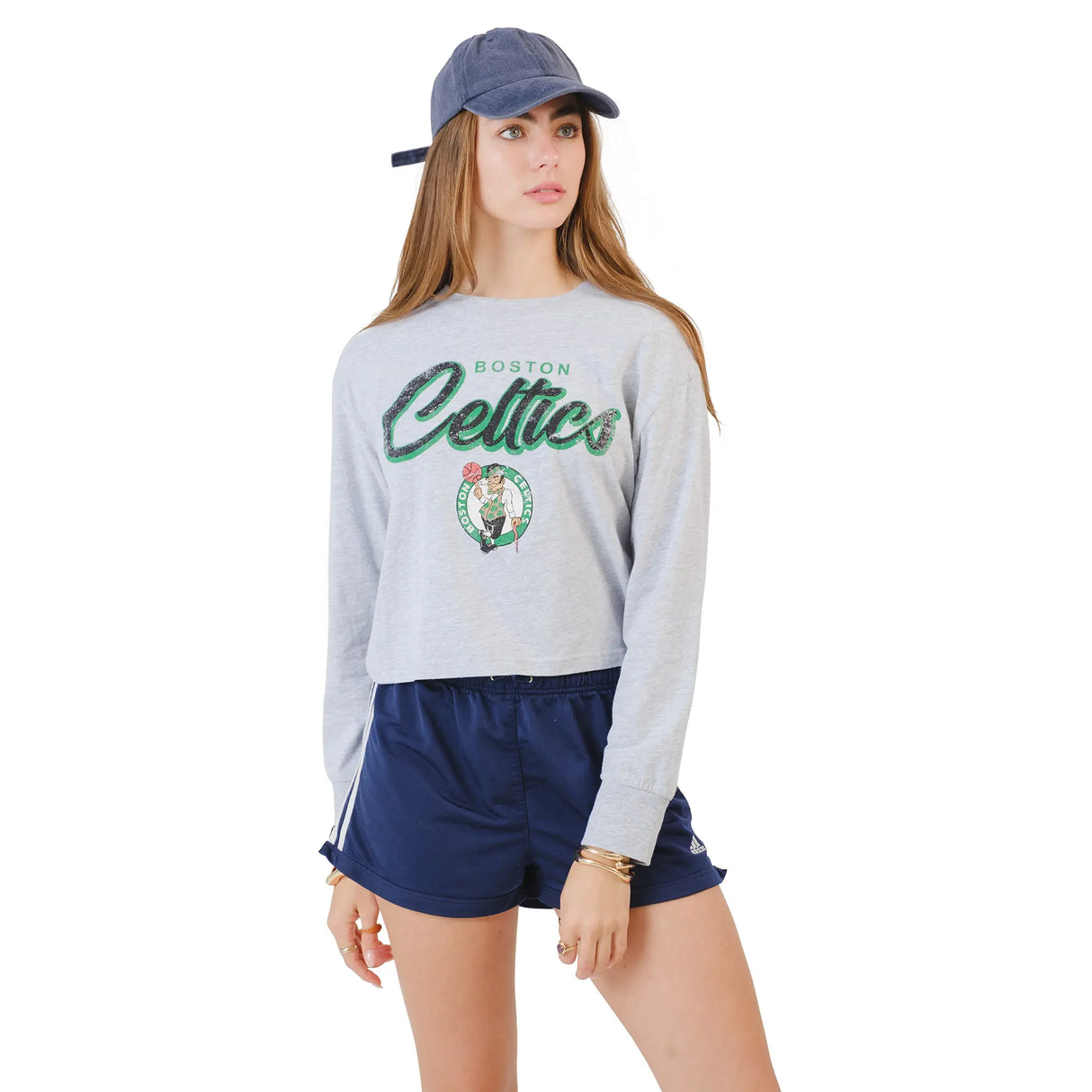 Ultra Game Women's NBA Official Super Soft Crop Top Shirt | Boston Celtics