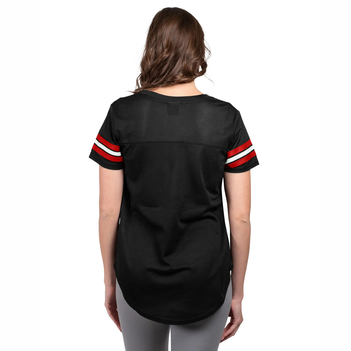 Ultra Game Women's NBA Official Super Soft Mesh Jersey T-Shirt | Chicago Bulls