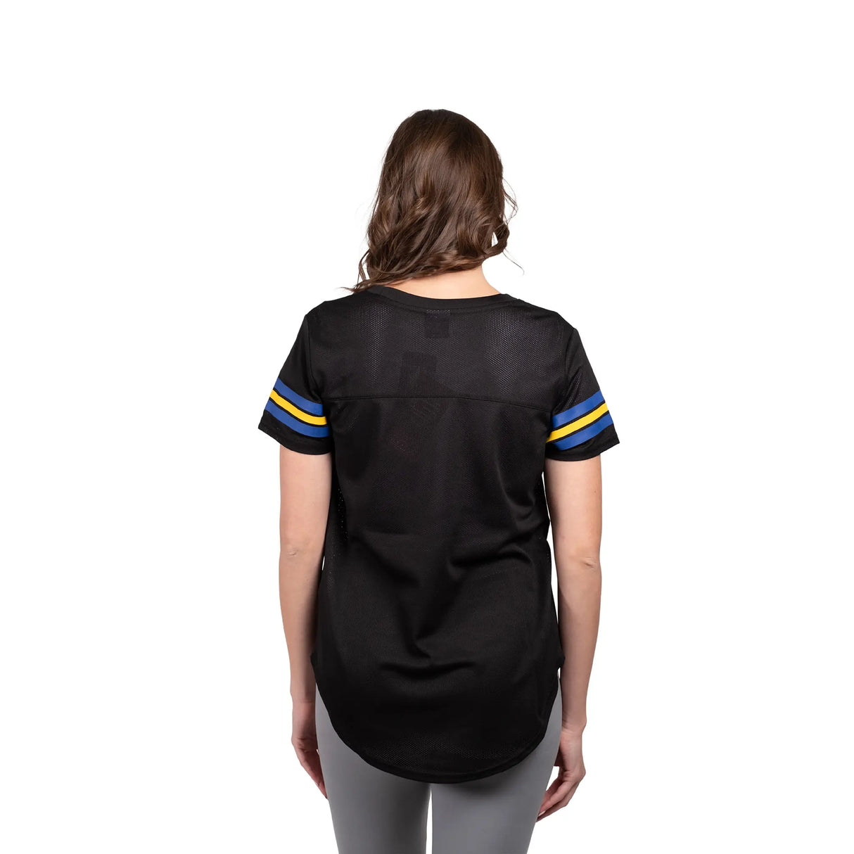 Ultra Game Women's NBA Official Super Soft Mesh Jersey T-Shirt | Golden State Warriors