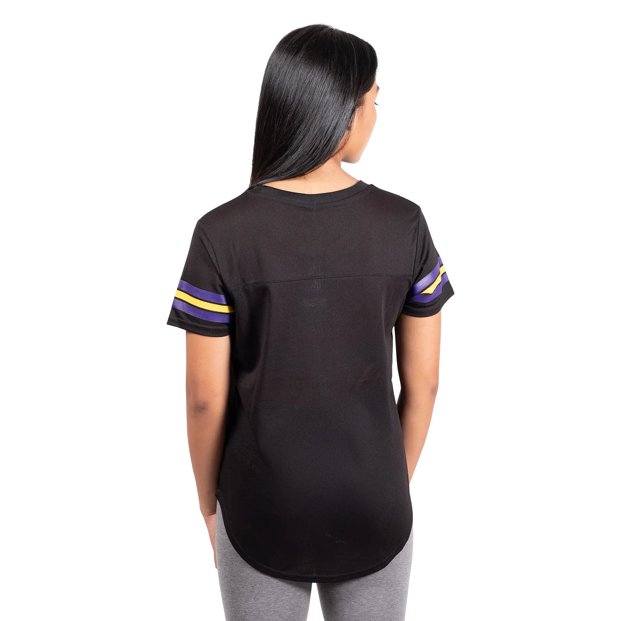 Ultra Game Women's NBA Official Super Soft Mesh Jersey T-Shirt | Los Angeles Lakers