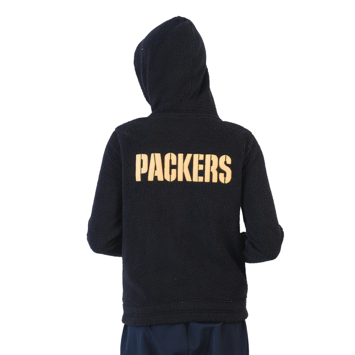 Ultra Game Women's NFL Official Super Soft Sherpa Full Zip Hoodie Sweatshirt Jacket | Green Bay Packers