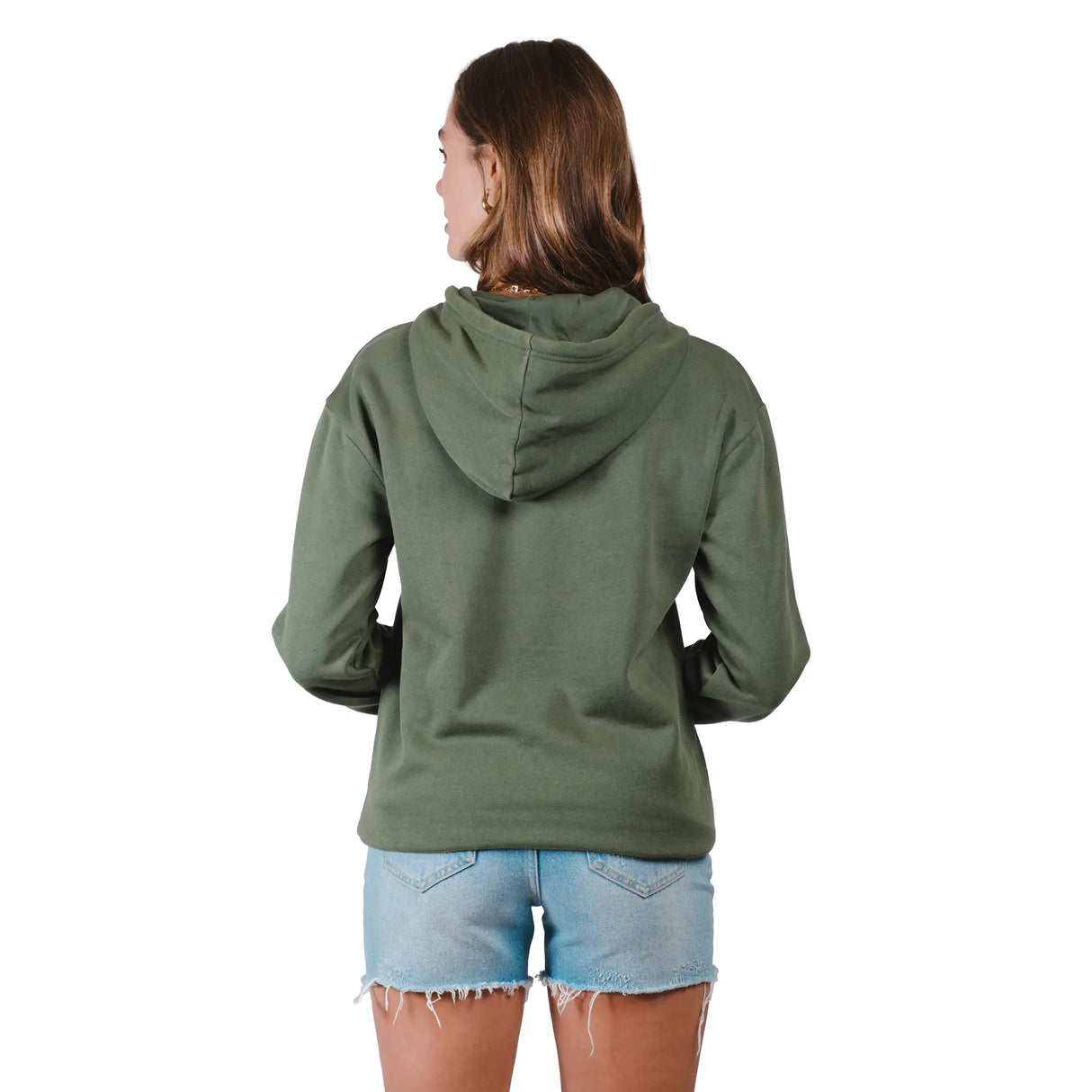 Ultra Game Women's NFL Official Distressed Graphic Super Soft Hoodie Pullover Sweatshirt | Green Bay Packers