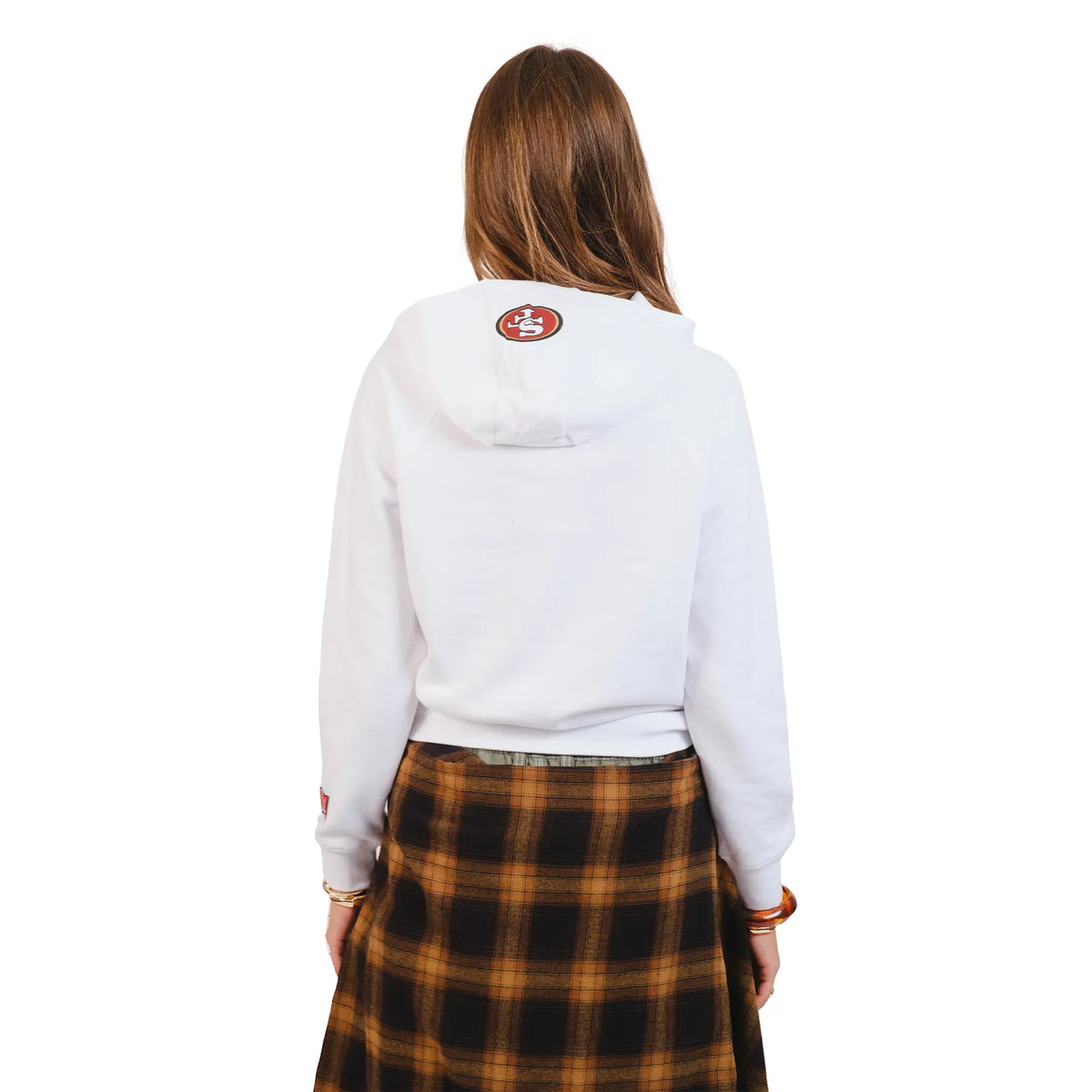 Ultra Game Women's NFL Official Super Soft Tie Neck Hoodie Sweatshirt | San Francisco 49ers