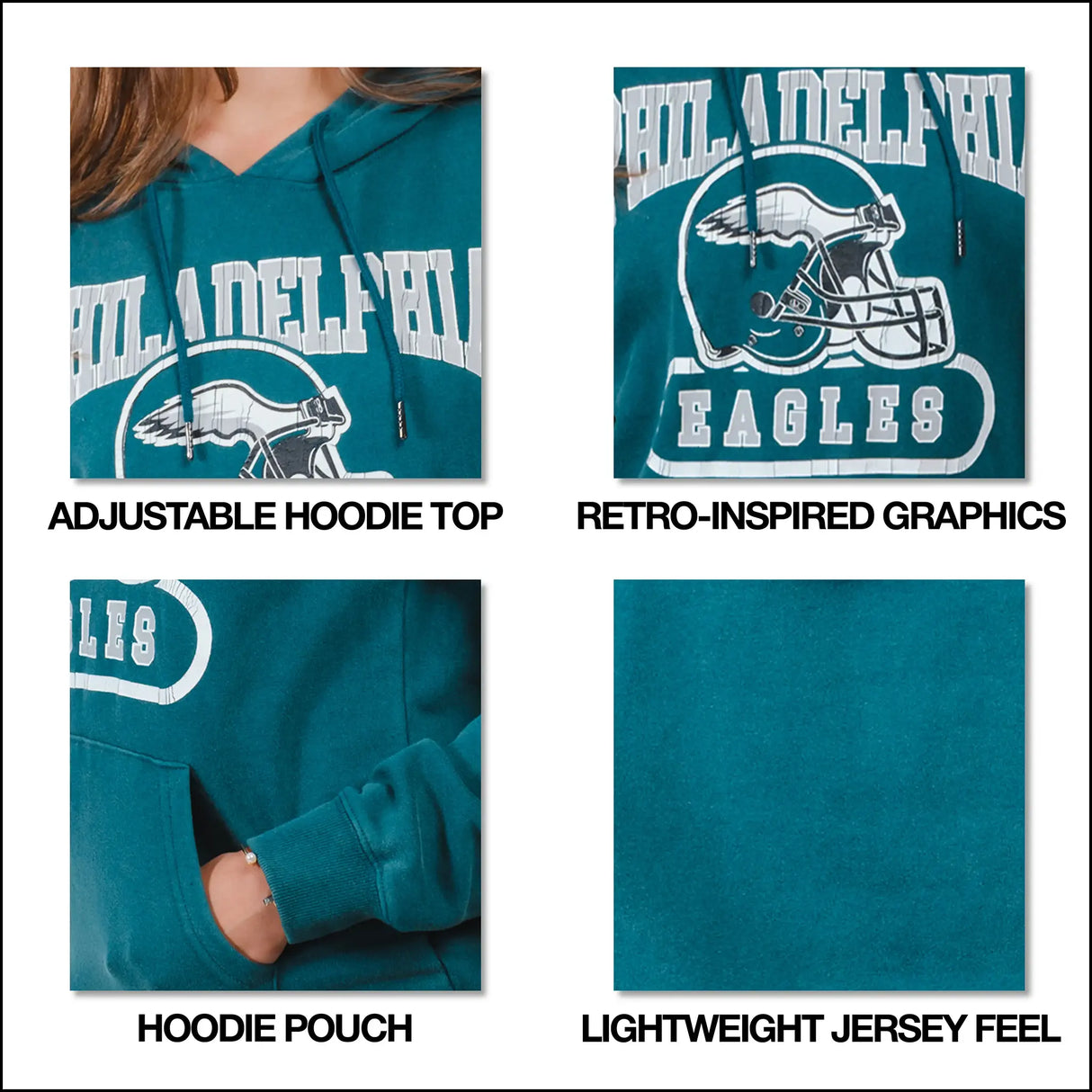 Ultra Game Women's NFL Official Distressed Graphic Super Soft Hoodie Pullover Sweatshirt | San Francisco 49ers