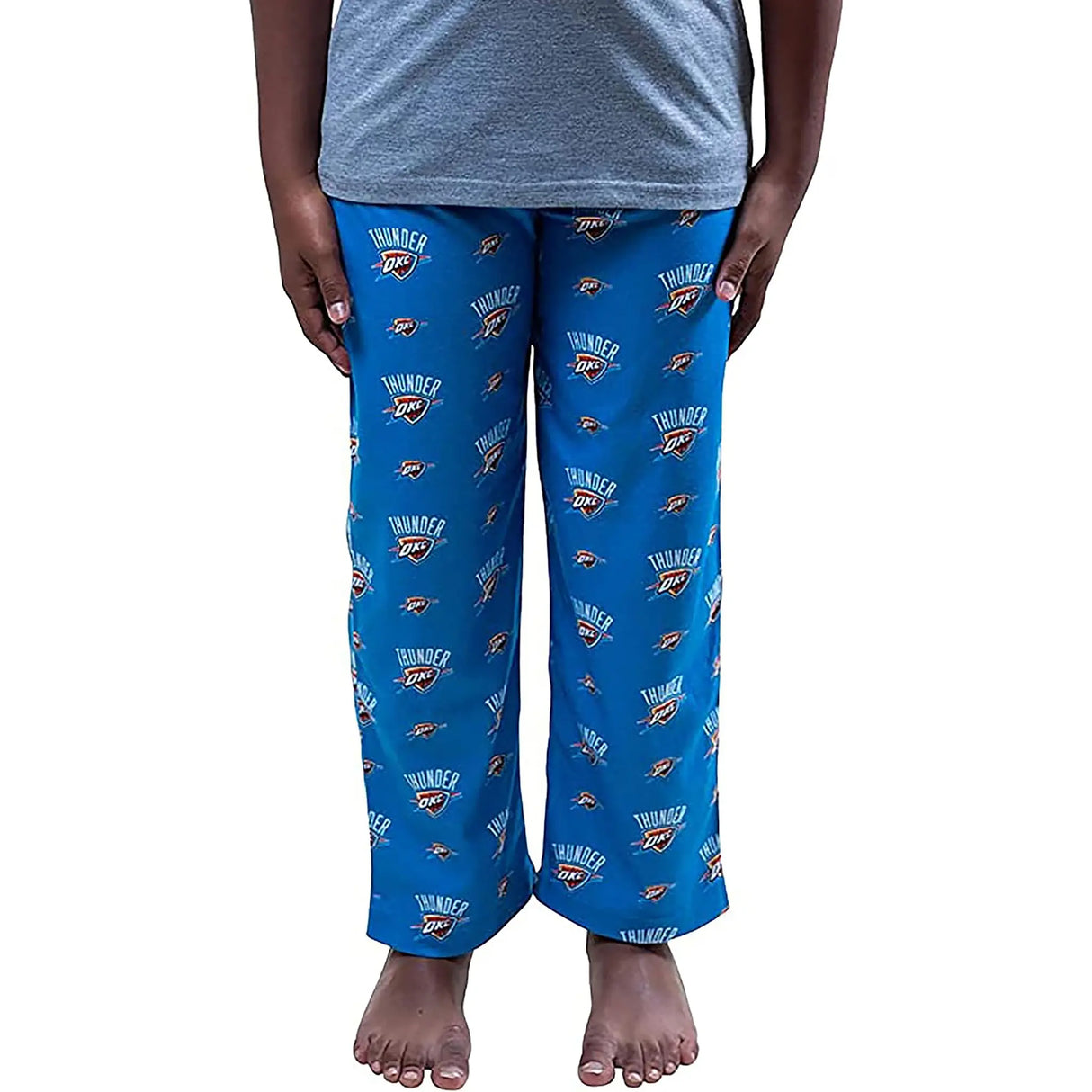 Ultra Game Youth NBA Official 2-Piece PJs Lounge Pants & Tee Set | Oklahoma City Thunder