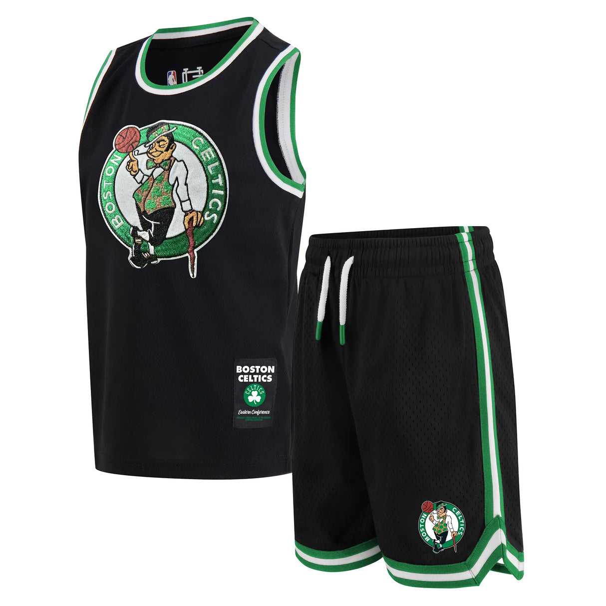 Ultra Game Boys NBA Official Super Soft Jersey Tank Top & Basketball Shorts Set | Boston Celtics
