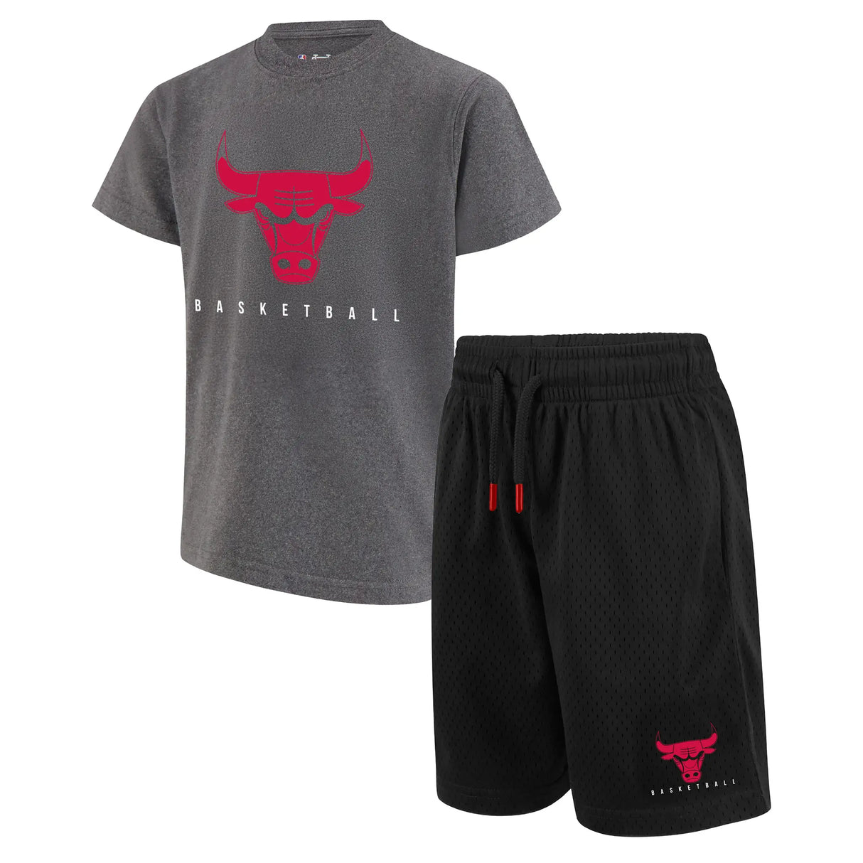 Ultra Game Boys NBA Official Super Soft T-Shirt & Basketball Shorts Set | Chicago Bulls