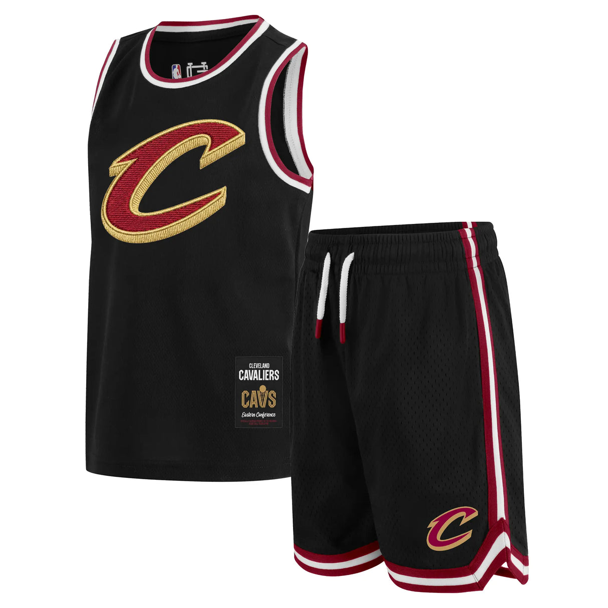 Ultra Game Boys NBA Official Super Soft Jersey Tank Top & Basketball Shorts Set | Cleveland Cavaliers