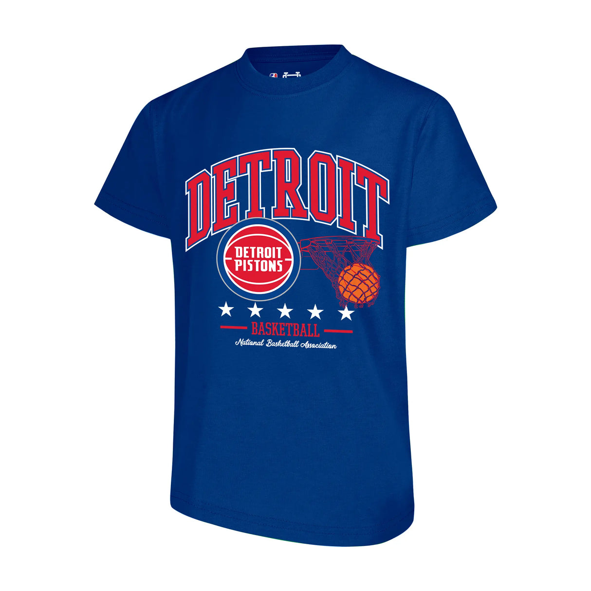 Ultra Game Boys NBA Official Super Soft T-Shirt & Basketball Shorts Set | Detroit Pistons