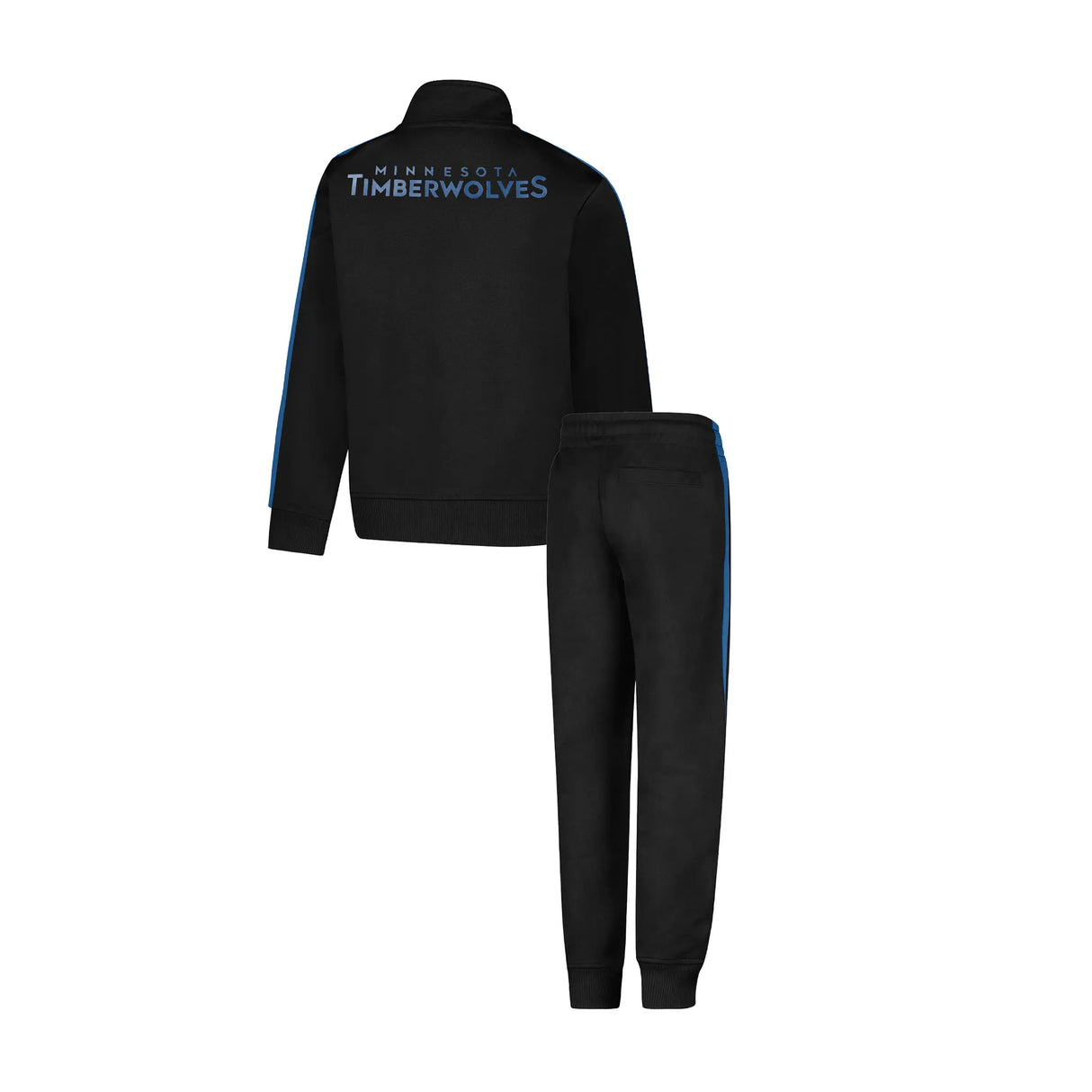 Ultra Game Youth NBA Official Super Soft Full Zip Active Track Jacket and Pants Set | Minnesota Timberwolves