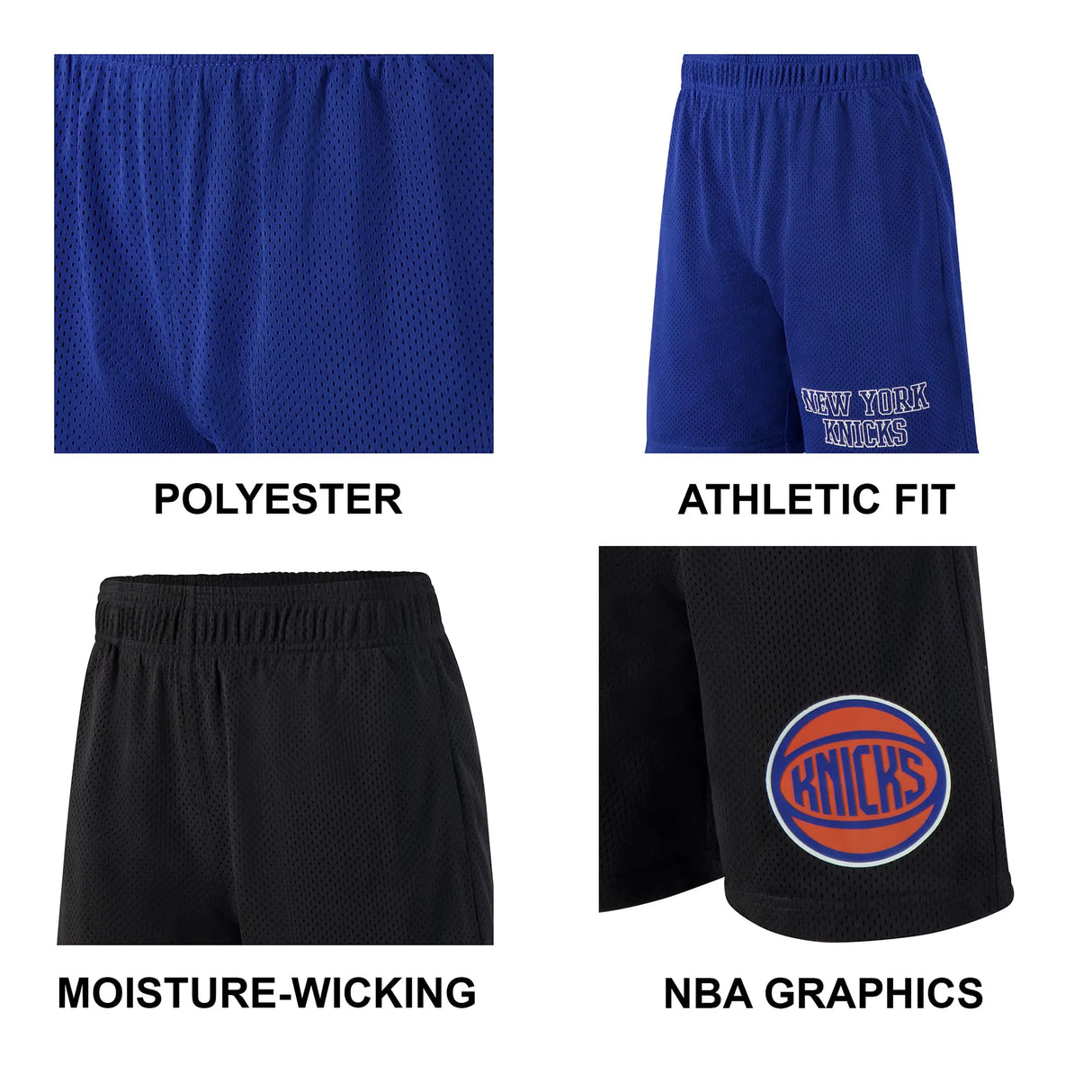 Ultra Game Youth NBA Official Super Soft 2 Pack Basketball Shorts Set | Milwaukee Bucks