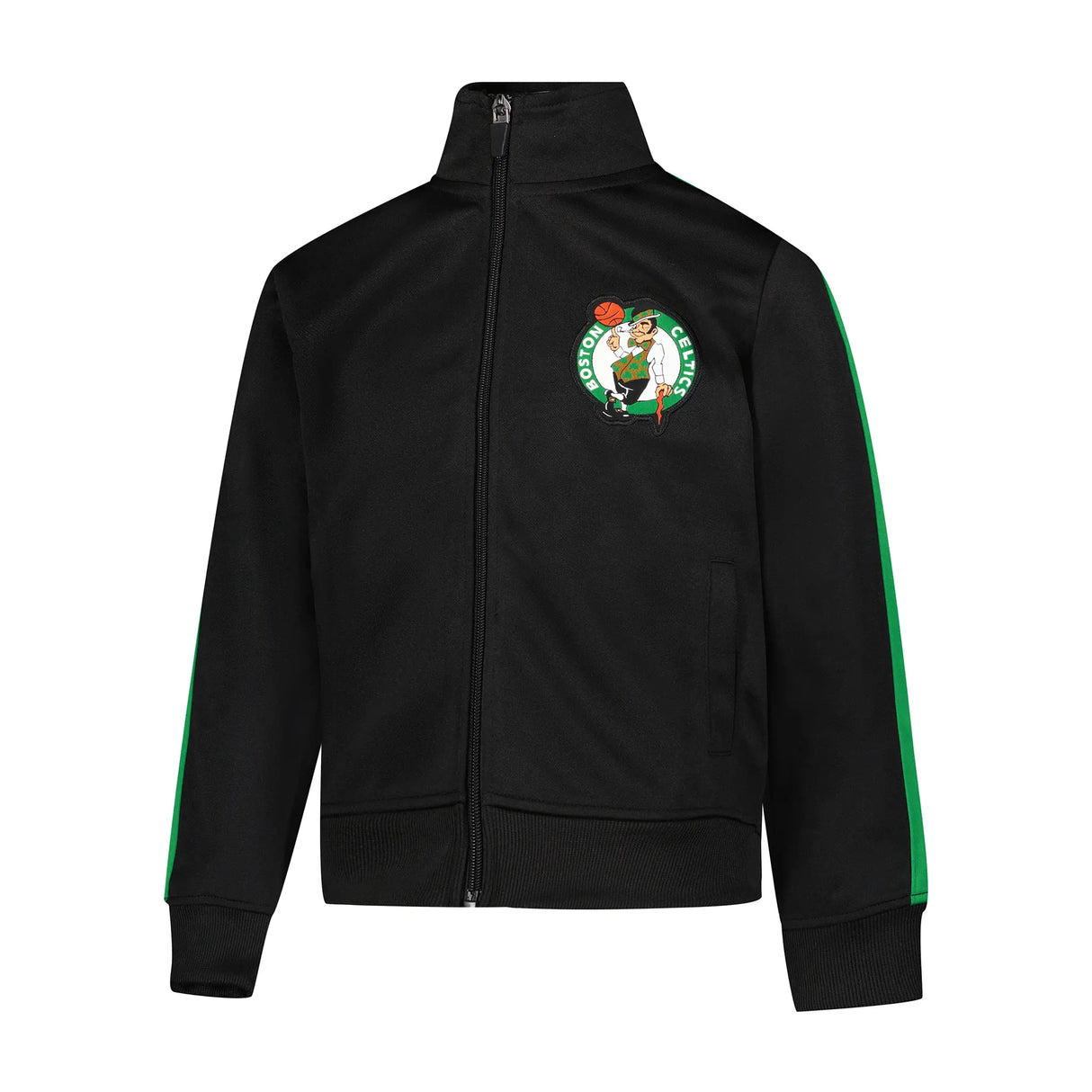 Ultra Game Youth NBA Official Super Soft Full Zip Active Track Jacket and Pants Set | Boston Celtics
