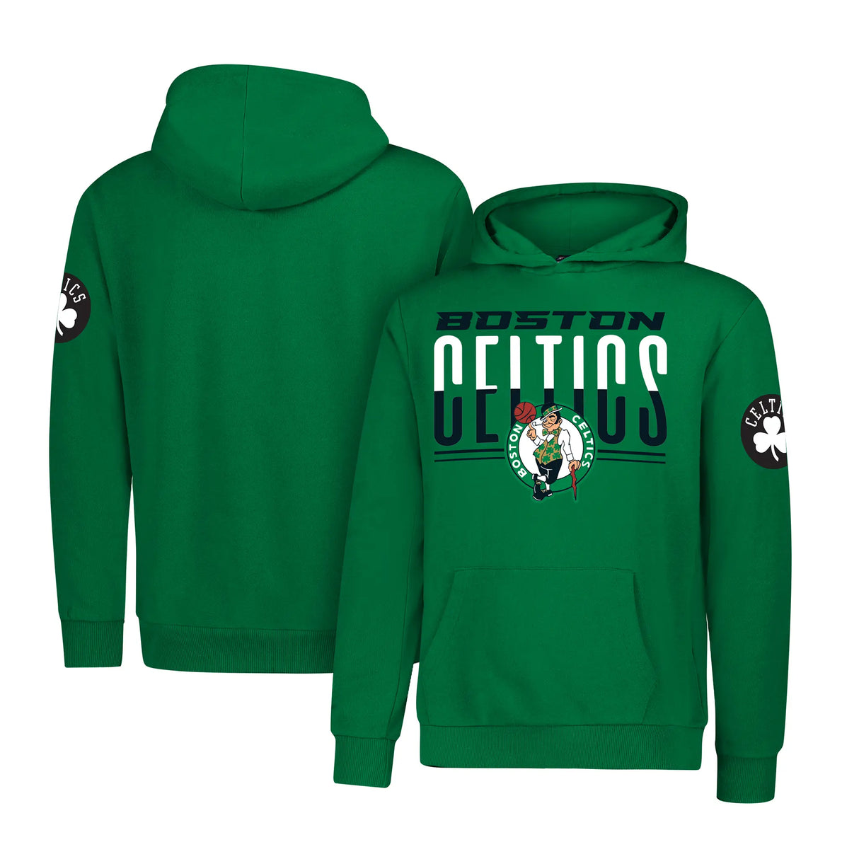 Ultra Game Youth NBA Official Standard Super Soft MVP Pullover Hoodie Sweatshirt | Boston Celtics