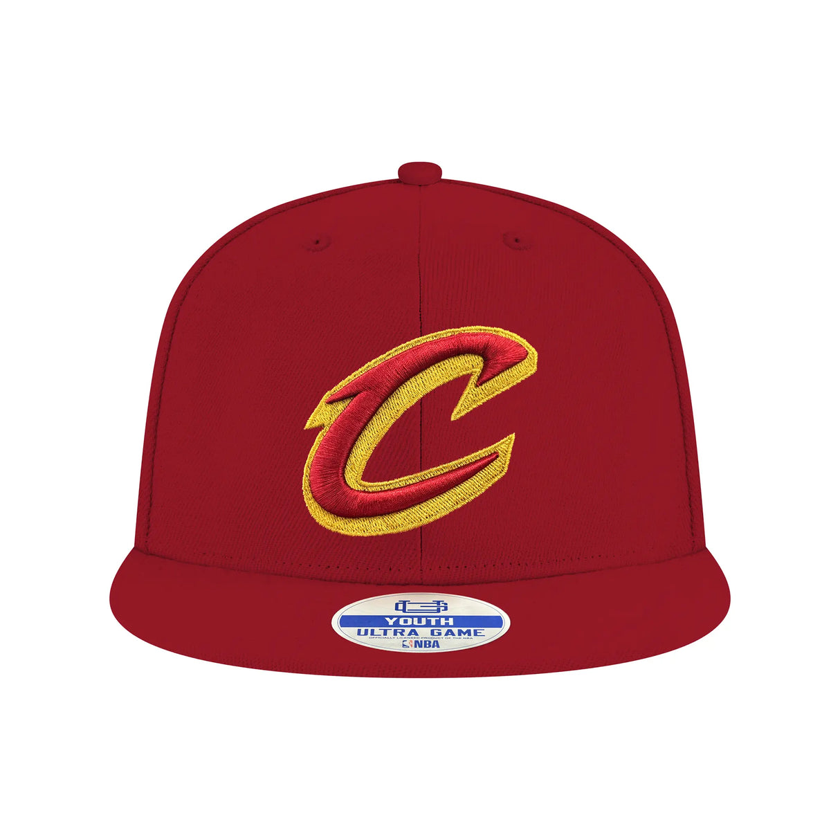 Ultra Game Youth NBA Official 8-20 Twill Snap Back Ultimate Baseball Cap Hat | Cleveland Cavaliers