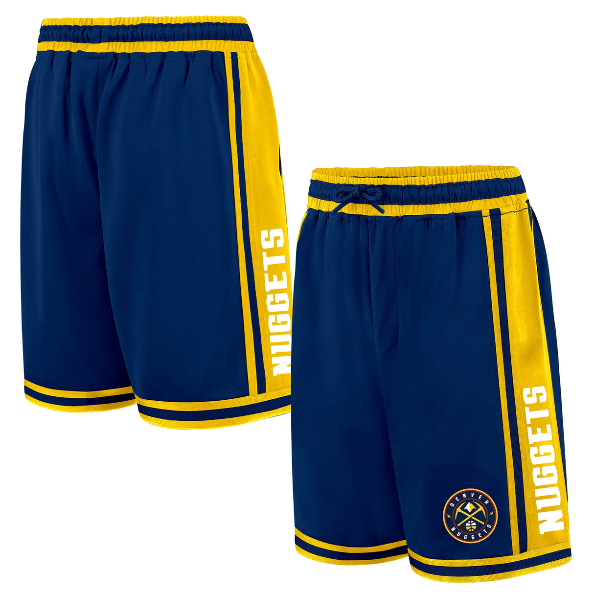 Ultra Game Boys NBA Official Soft Air Mesh Game Day Basketball Shorts - Classic Fit | Denver Nuggets
