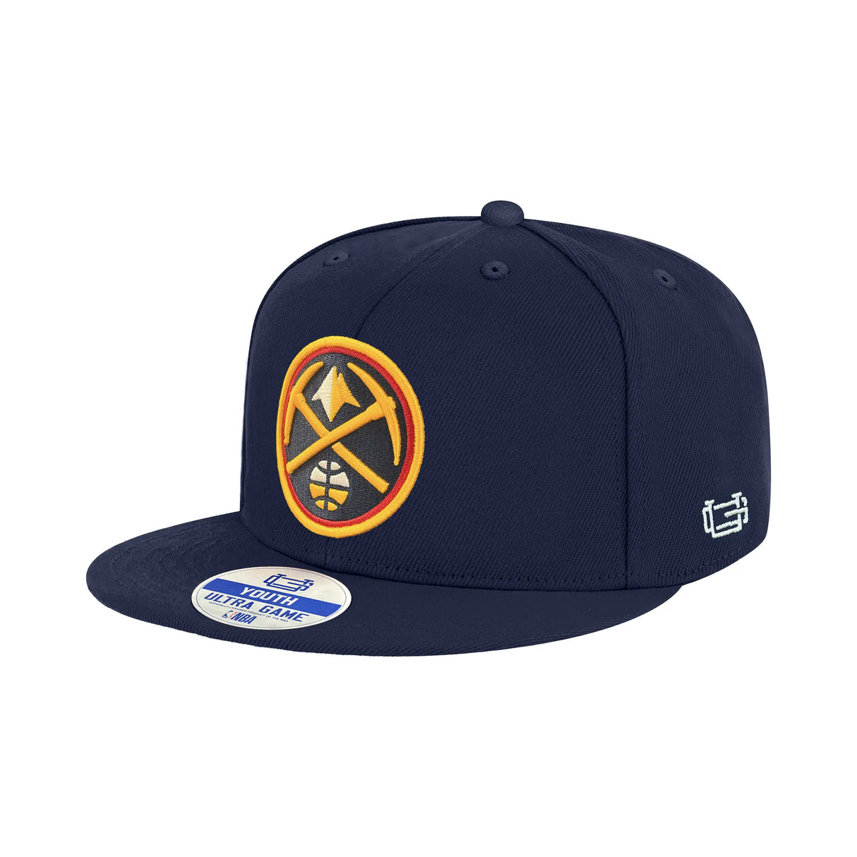 Ultra Game Youth NBA Official 8-20 Twill Snap Back Ultimate Baseball Cap Hat | Denver Nuggets