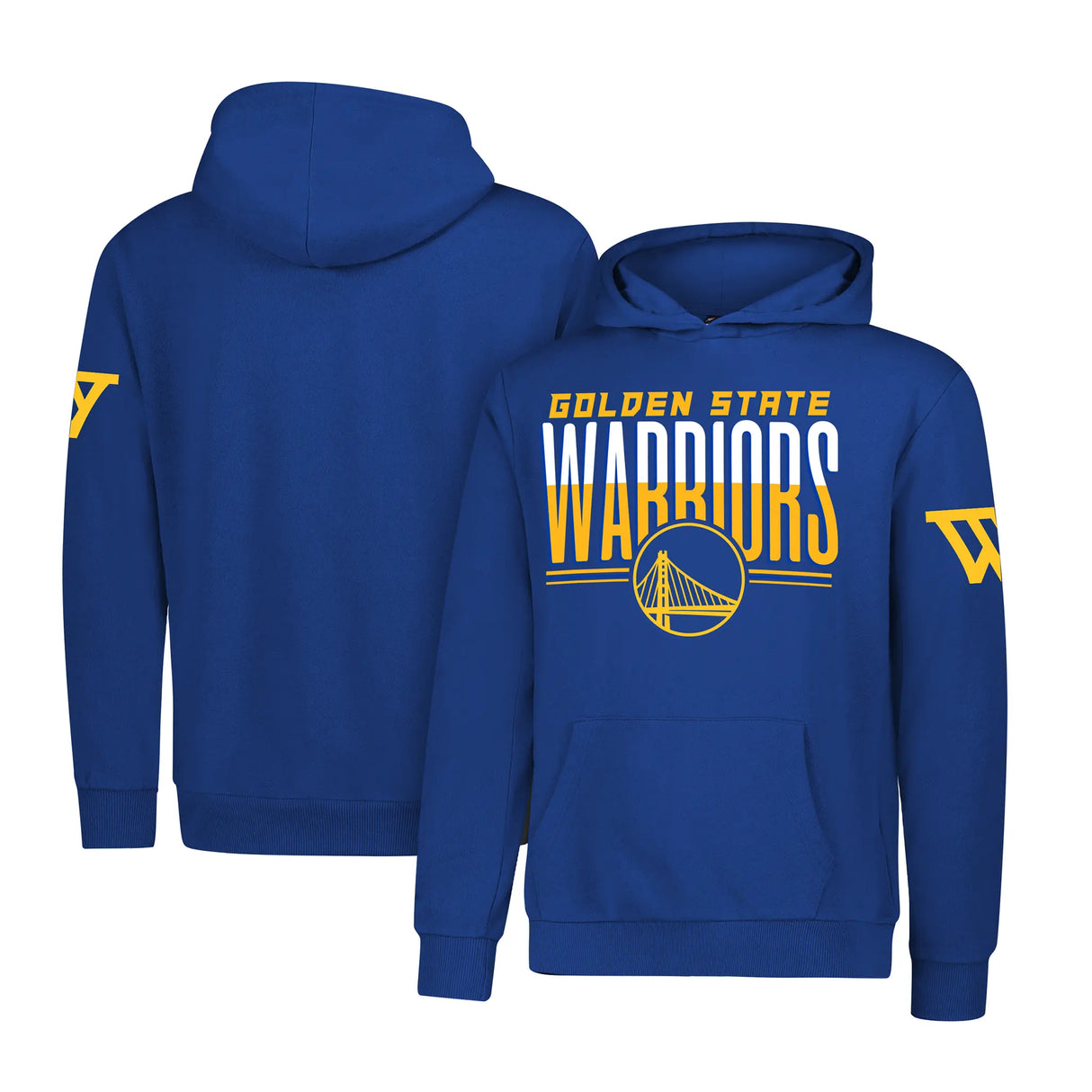 Ultra Game Youth NBA Official Standard Super Soft MVP Pullover Hoodie Sweatshirt | Golden State Warriors