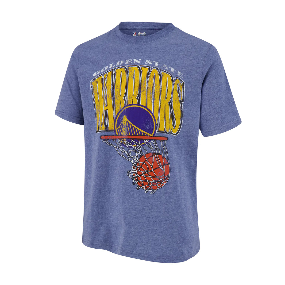 Ultra Game Youth NBA Official Super Soft Distressed T-Shirt | Golden State Warriors