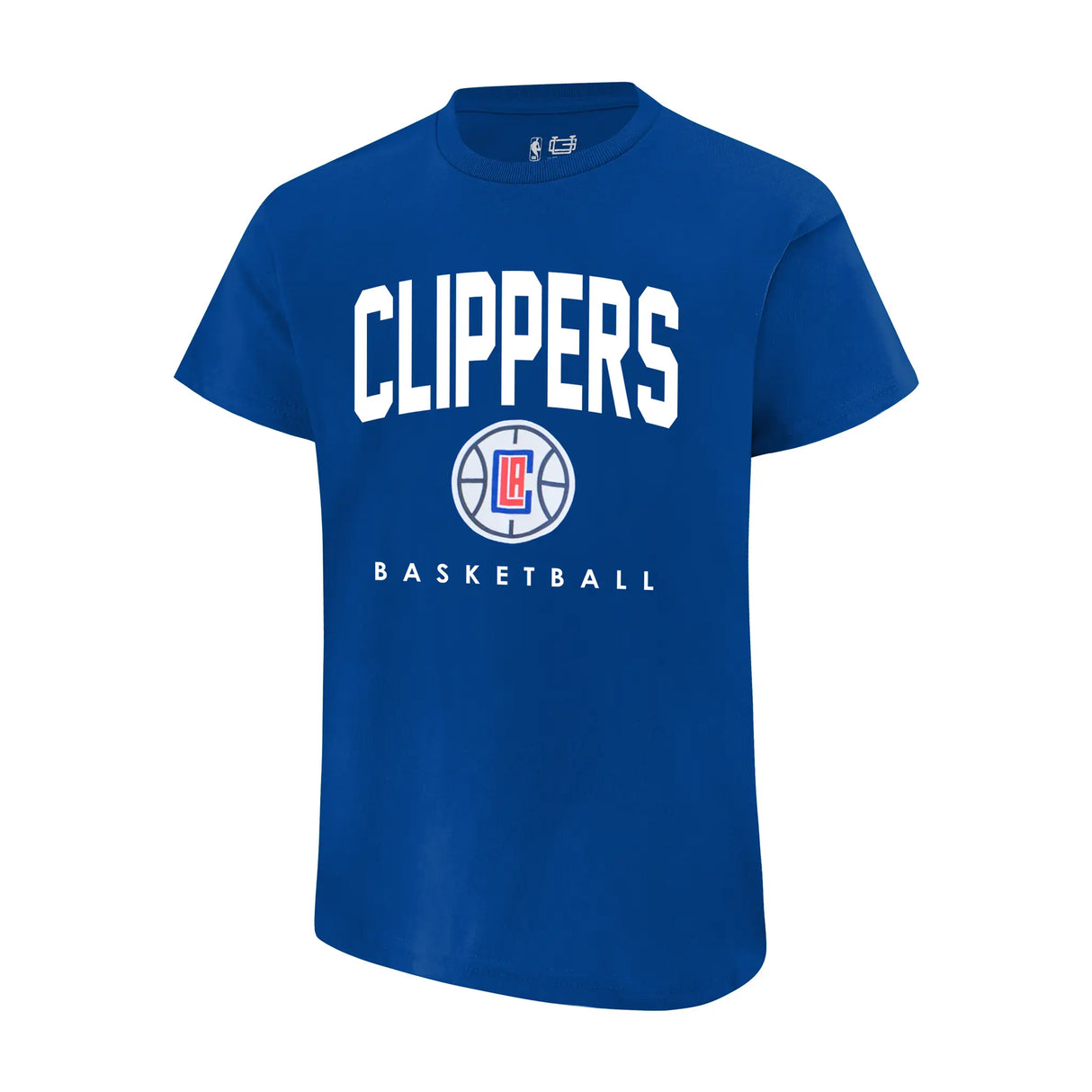 Ultra Game Youth NBA Official Arched Plexi Short Sleeve T-Shirt | Los Angeles Clippers